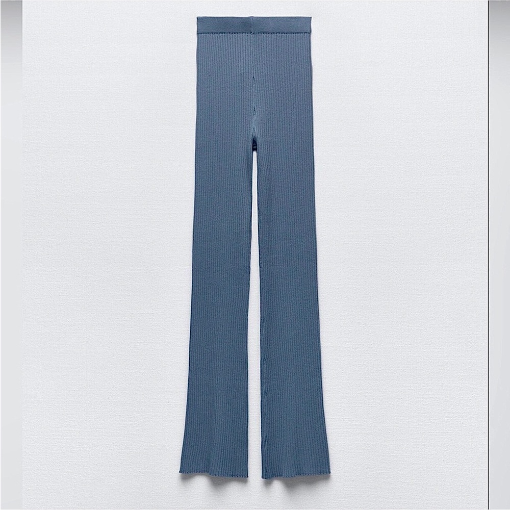 Zara Ribbed Pull-On Pants - Picture 2 of 8